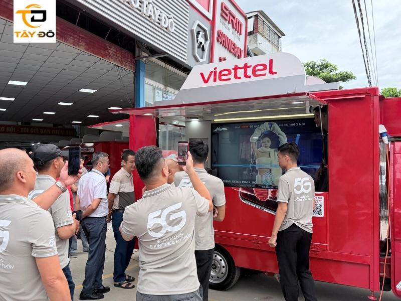 Bàn giao lô xe TERA STAR thùng bán hàng lưu động đồng hành cùng Viettel trên toàn quốc