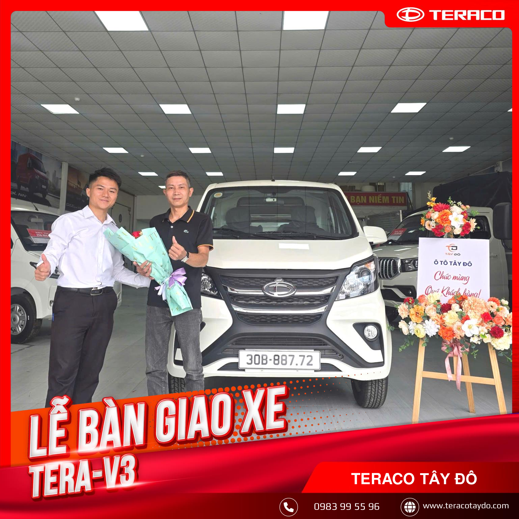 TERACO TÂY ĐÔ RỘN RÀNG GIAO XE THÁNG 9 – NỐI DÀI NHỮNG HÀNH TRÌNH KINH DOANH MỚI