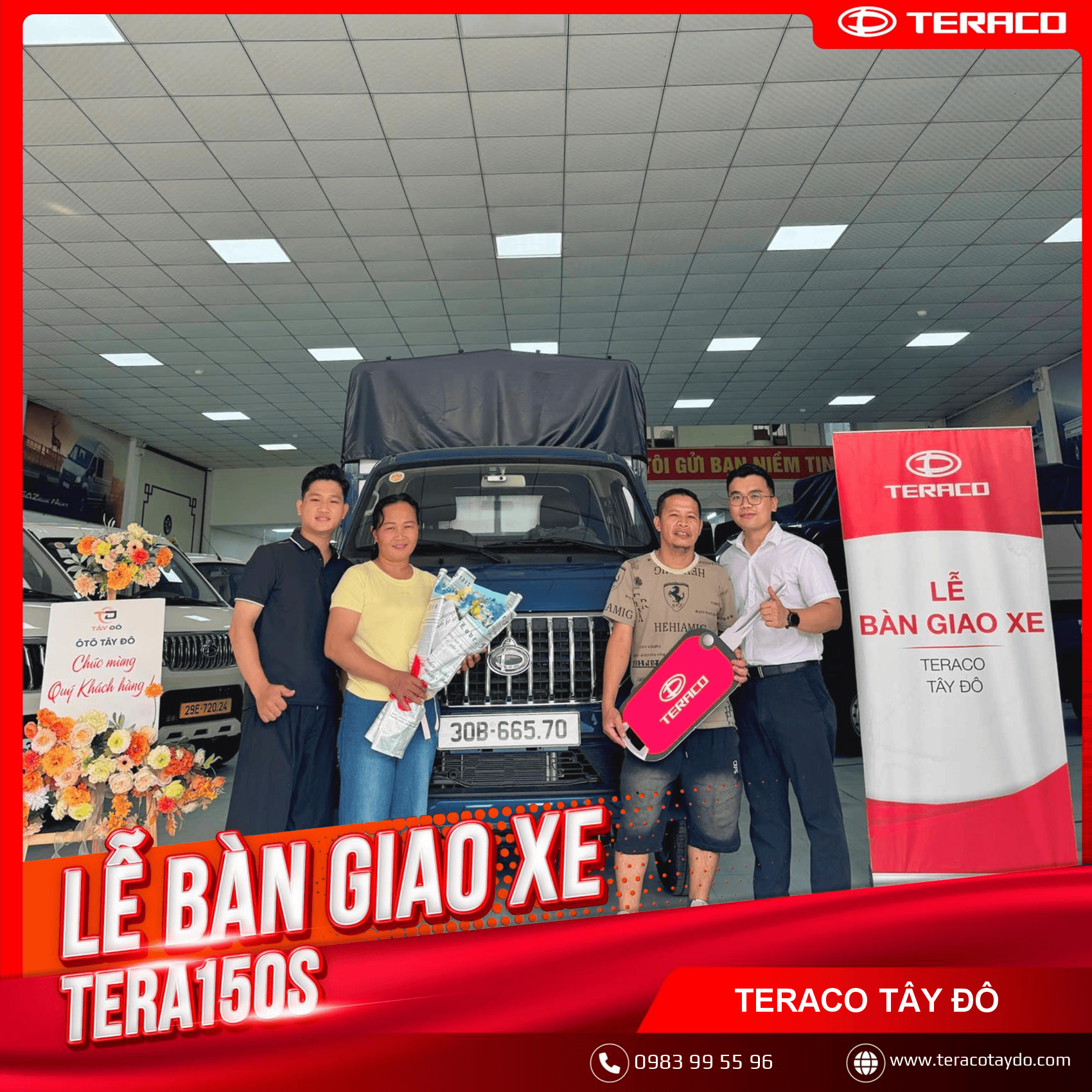 TERACO TÂY ĐÔ RỘN RÀNG BÀN GIAO XE TRONG THÁNG 7 – TRAO XE MỚI, GỬI TRỌN NIỀM TIN