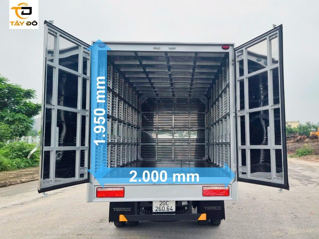kích thước thùng kín của Tera350